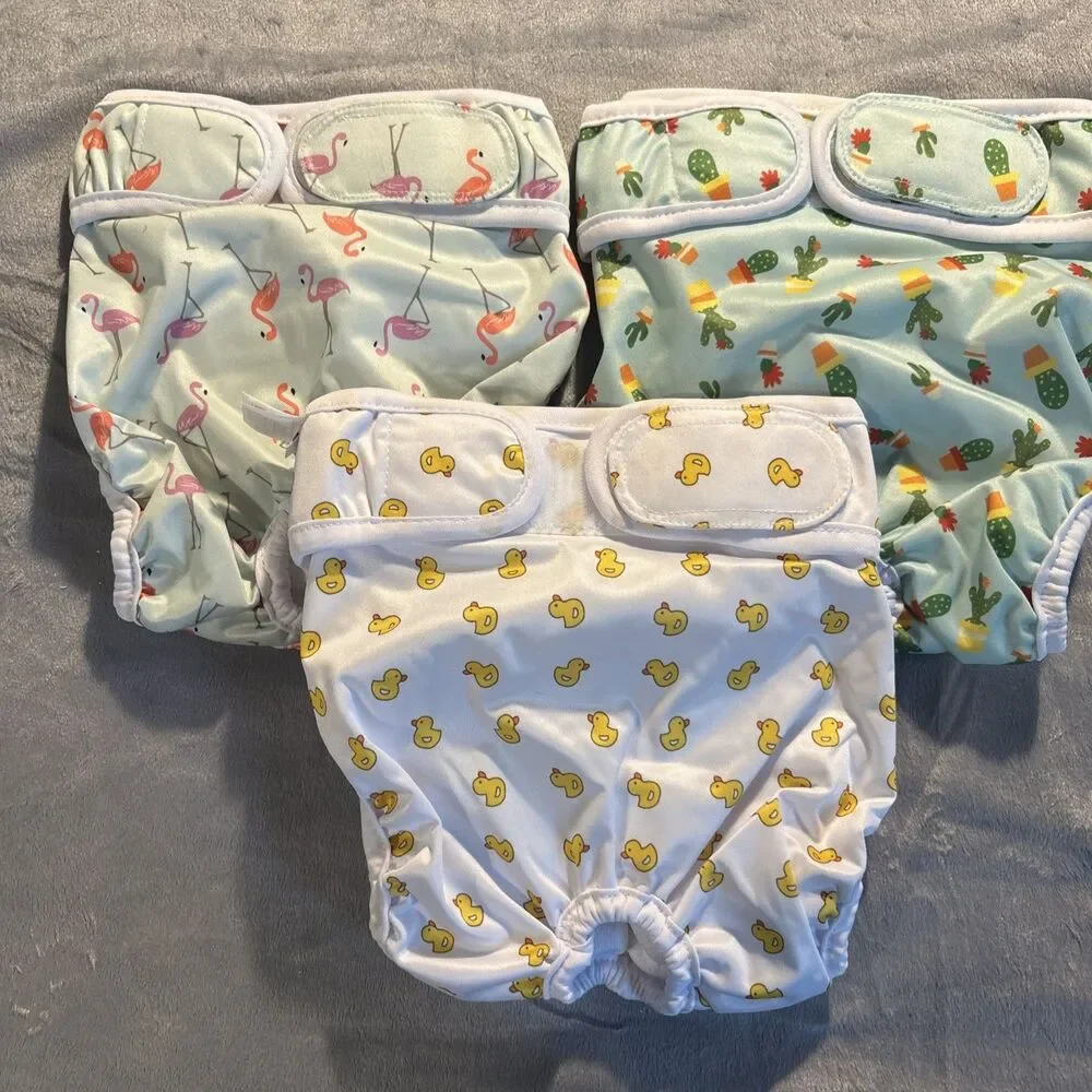 Pet Magasin Washable Dog Diapers Pack Of 3 Size Large
